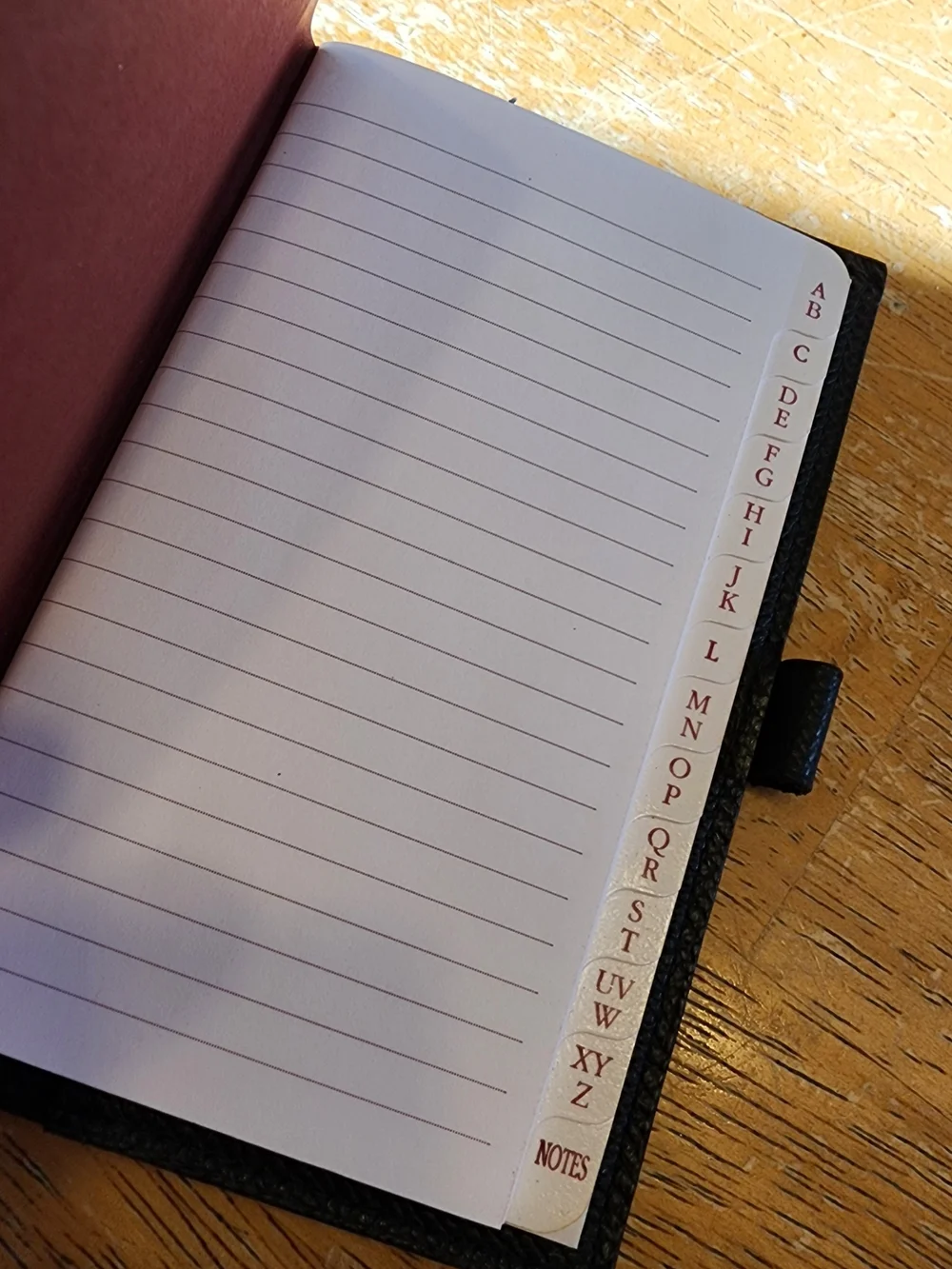 black leather Hermès agenda cover With COA